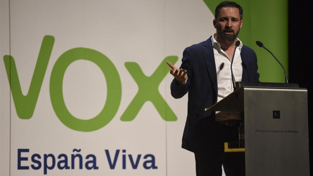 ep presidentevox santiago abascal visita huesca