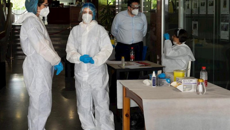 ep pruebas de anticuerpos de deteccion del coronavirus covid-19 que el colegio de medicos de sevilla ep pruebas de anticuerpos de deteccion del coronavirus covid-19 que el colegio de medicos de sevilla