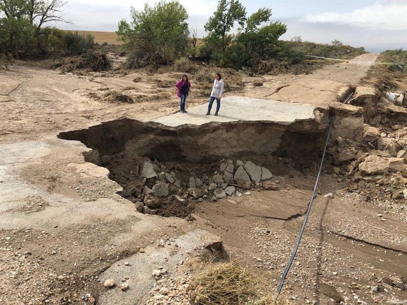 ep puente hundido en la carretera a-4200 entre benamaurel y baza