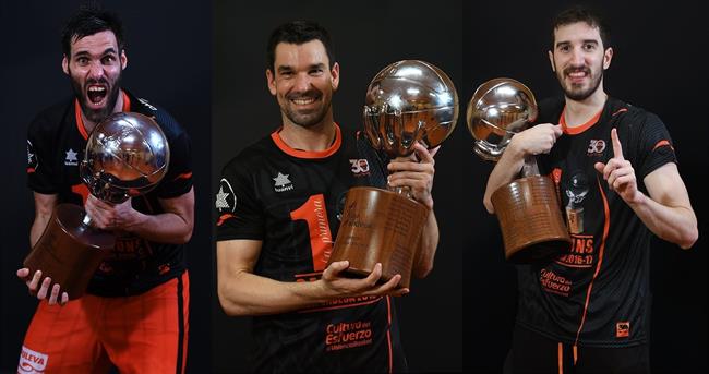 San Emeterio, Rafa Martínez y Guillem Vives | VALENCIA BASKET ep san emeterio rafa martinezguillem vives
