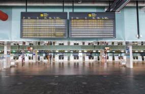 ep una de las salas del aeropuerto de la palma
