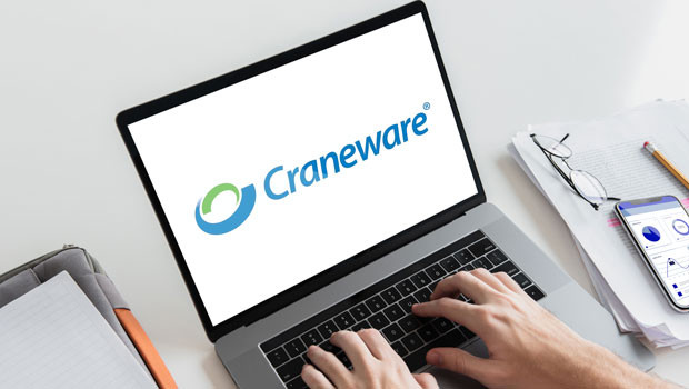 dl craneware aim logotipo de tecnología de software sanitario