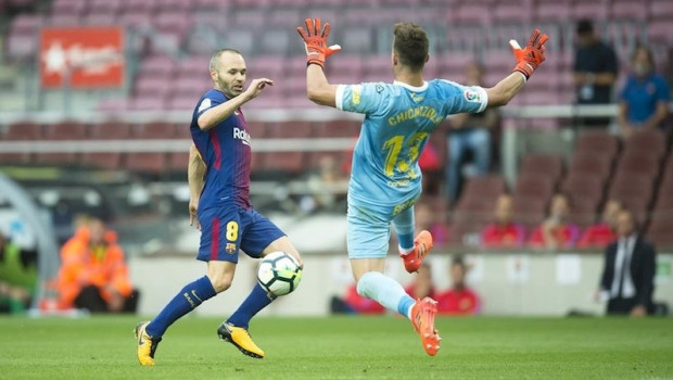 ep andres iniesta contra las palmas en el camp nou
