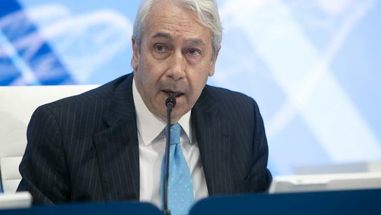 ep antonio zoido presidente de bme durante la junta de accionistas celebrada en el palacio de la