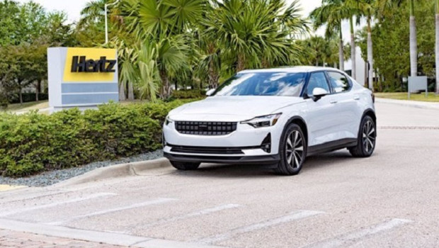 ep archivo   hertz comprara hasta 65000 vehiculos electricos polestar en cinco anos