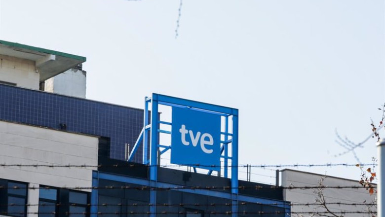 ep archivo logotipo de television espanola en la sede de rtve en prado del rey madrid espana ep archivo logotipo de television espanola en la sede de rtve en prado del rey madrid espana