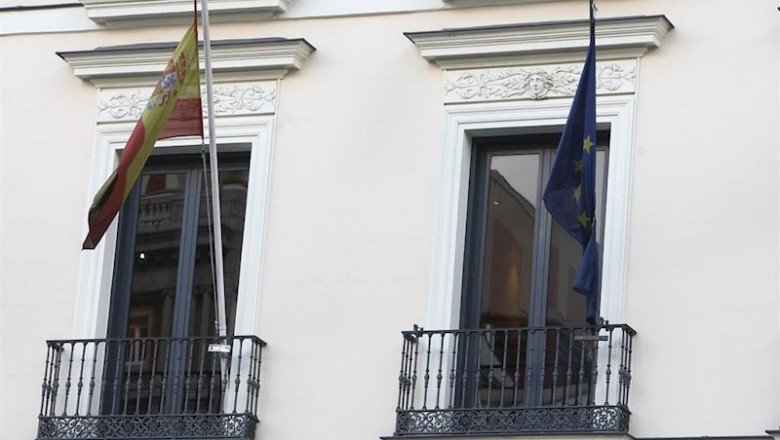 ep bandera espana y union europea