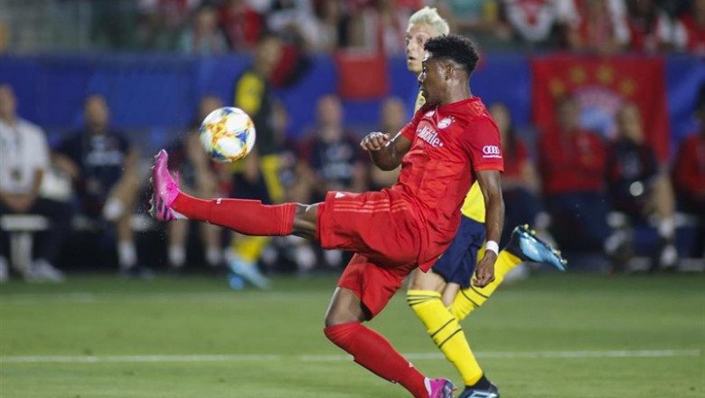 David Alaba en el partido entre el Bayern y el Arsenal de la International Champions Cup | Ringo Chiu/ZUMA Wire/dpa ep david alabapartidobayernarsenalla international champions cup
