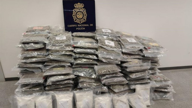 ep droga intervenida a una organizacion criminal internacional que enviaba droga oculta en pales de