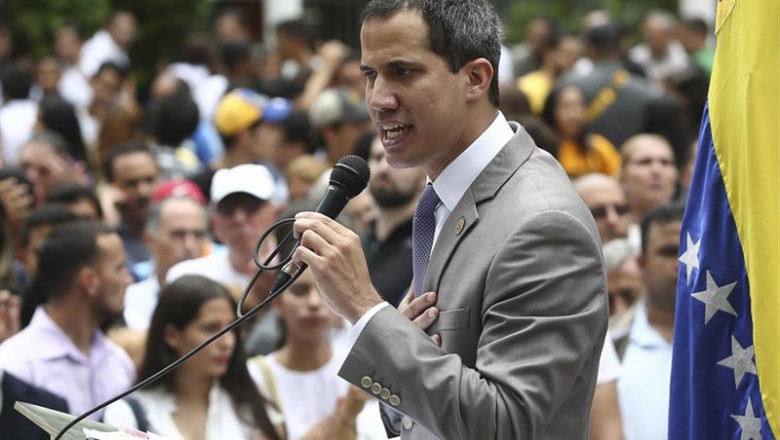 ep el lider opositor venezolano juan guaido