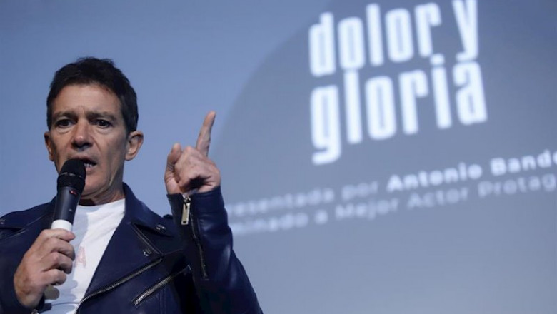 ep el malagueno antonio banderas en la proyeccion de dolor y gloria en los actos previos a los ep el malagueno antonio banderas en la proyeccion de dolor y gloria en los actos previos a los