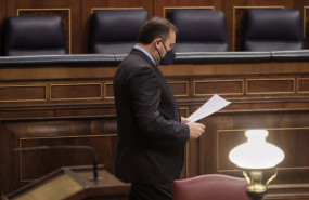 ep el ministro de transportes jose luis abalos en una sesion de control al gobierno en el congreso