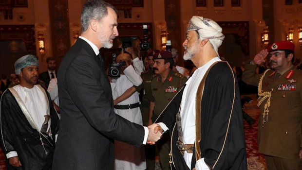 ep el rey presenta al sultan de oman haitham bin tarek sus condolencias con motivo del fallecimiento