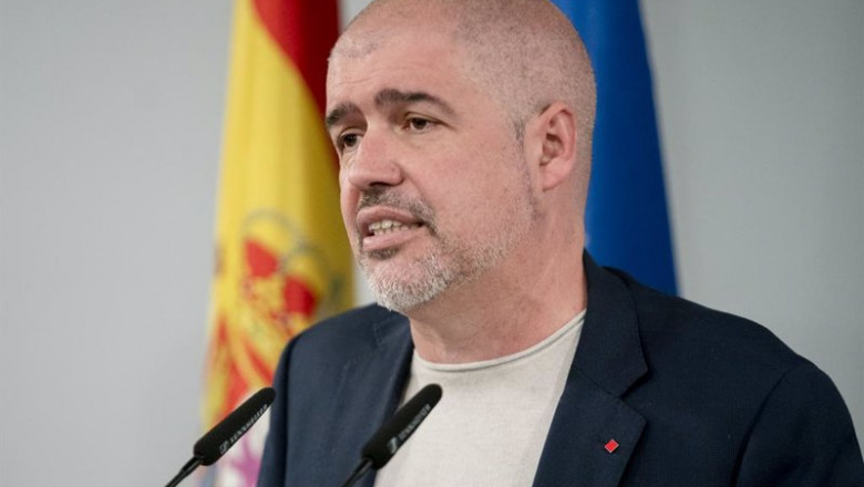 ep el secretario general de ccoo unai sordo interviene en una rueda de prensa posterior a una