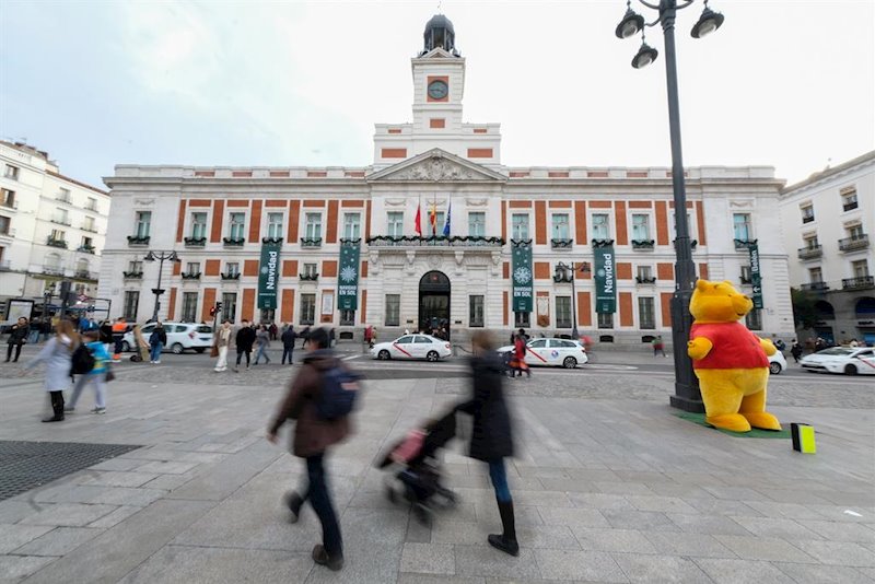 ep fachada de la casa de correos actual sede del gobierno de la comunidad de madrid