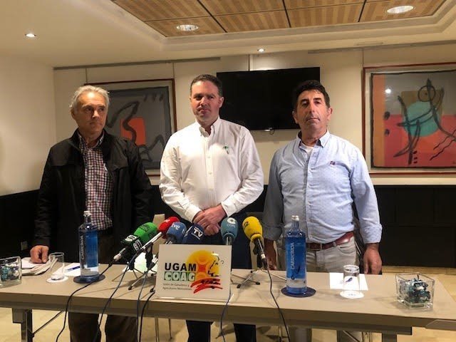 ep gaspar anabitarte ugam-coag enrique ortiz asaja y alberto perez upa