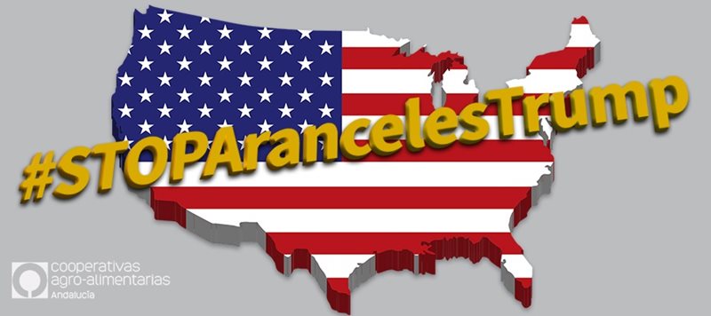 Imagen de la campaña #StopArancelesTrump #StopTrumpsTariffs. | COOPERATIVAS AGRO-ALIMENTARIAS ep imagen de la campana stoparancelestrump stoptrumpstariffs