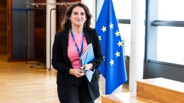 ep la vicepresidenta de la comision europea teresa ribera acude al colegio de comisarios en bruselas