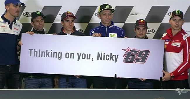 Los pilotos de MotoGP apoyan a Hayden | MOVISTAR MOTOGP ep los pilotosmotogp apoyanhayden