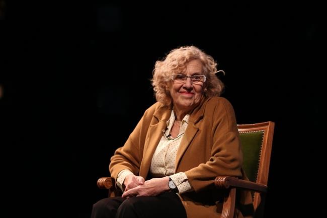 Manuela Carmena en la presentación de la temporada del Teatro Español | EUROPA PRESS ep manuela carmenala presentacionla temporadateatro espanol