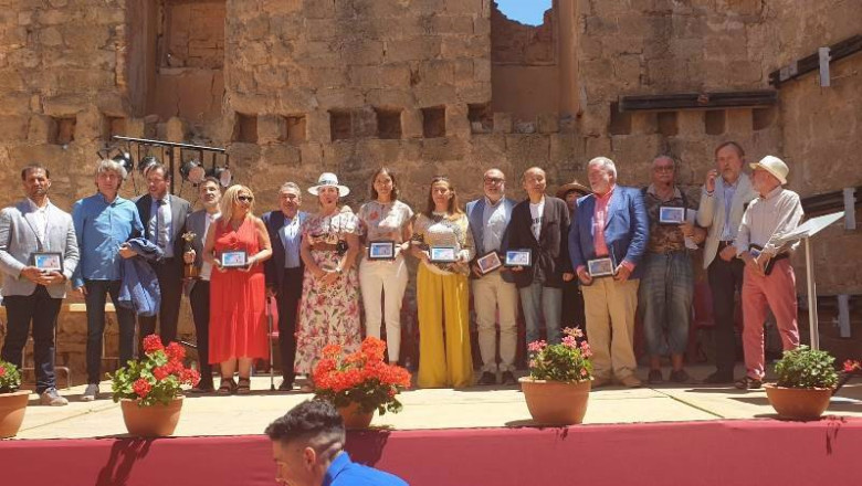 Maroto, durante su visita a Monteagudo de las Vicarías (Soria). | DELEGACIÓN GOBIERNO ep maroto durante su visita a monteagudo de las vicarias soria