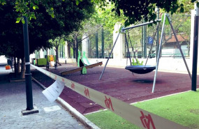 ep parque de la ciudad de valncia durante la pandemia de covid-19