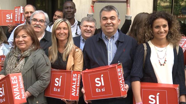 Pedro Sánchez da la sorpresa con más de 57.000 avales | EUROPAPRESS ep pedro sanchez dasorpresamas57000 avales