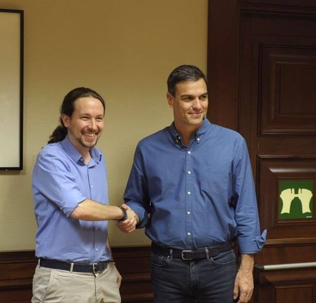 Pedro Sánchez y Pablo Iglesias | PSOE ep pedro sanchezpablo iglesias