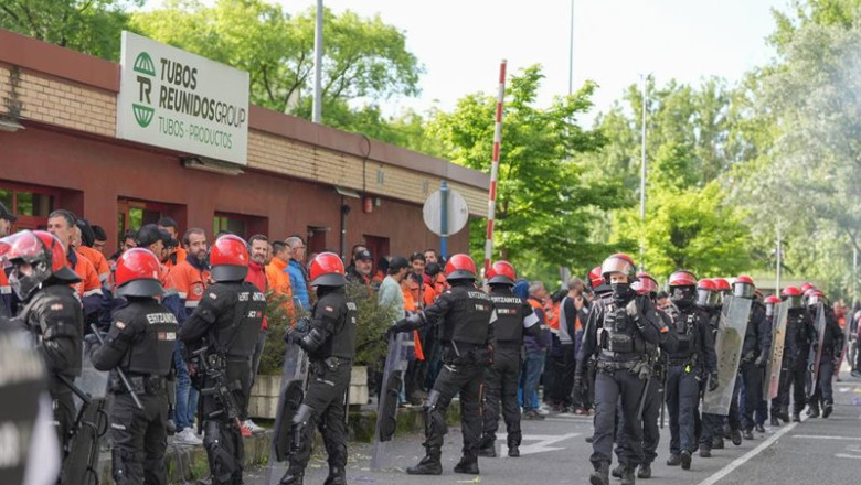ep piquetes durante la asamblea de tubos reunidos a 7 de mayo de 2026 en amurrio alava
