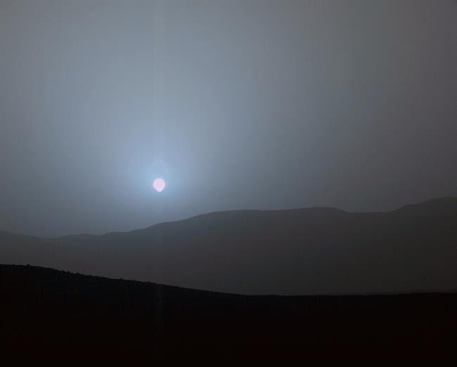 Puesta de Sol en Marte captada por Curiosity | NASA/JPL-CALTEC ep puestasolmarte captadacuriosity