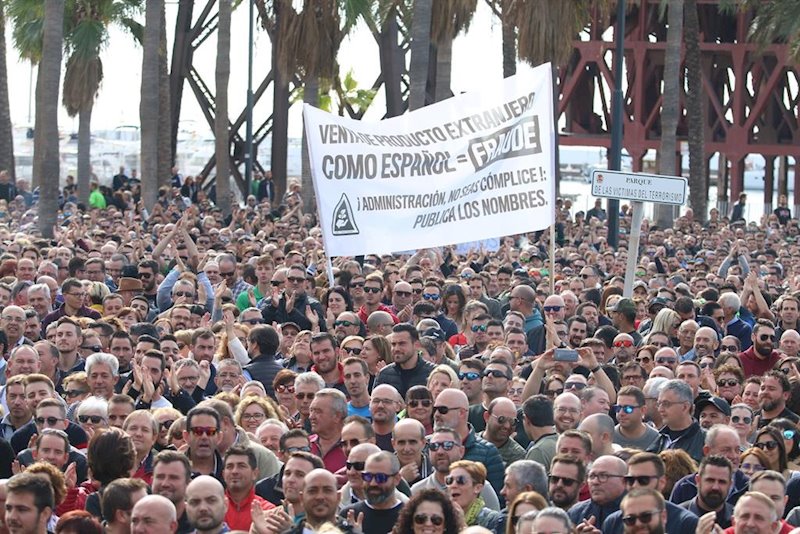 ep agricultores en el parque de las almadrabillas de la capital