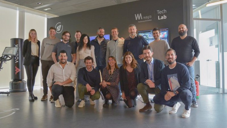 ep archivo equipo de wayra barcelona y los representantes de las startups que participaran en el ep archivo equipo de wayra barcelona y los representantes de las startups que participaran en el