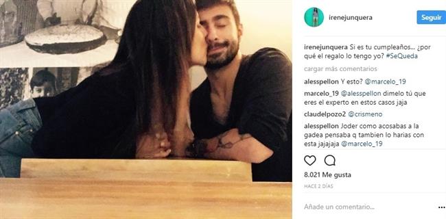 El beso más dulce de Irena Junquera a Rayden | INSTAGRAM IRENE JUNQUERA ep besodulceirena junquerarayden