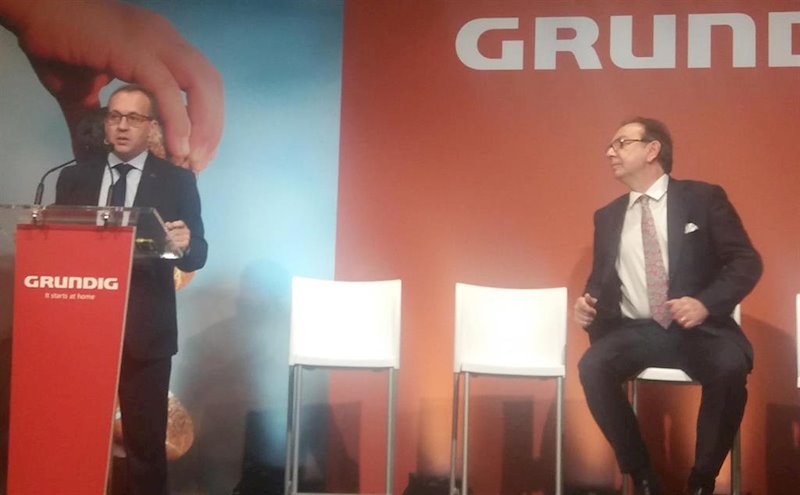 ep director de marketing de grundig en iberia manuel royo en el evento de la marca este martes
