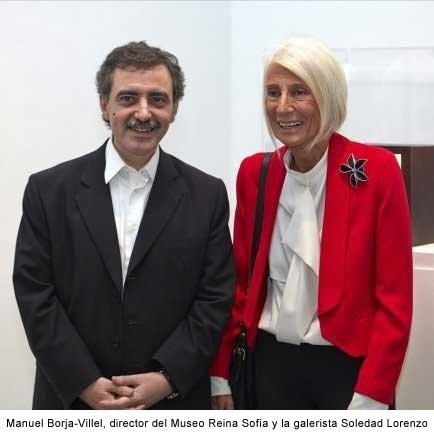 El director del Reina Sofía, Manuel Borja-Villel y la galerista Soledad Lorenzo | SOLEDAD LORENZO ep directorreina sofia manuel borja-villella galerista soledad lorenzo
