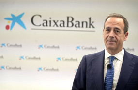 ep el consejero delegado de caixabank gonzalo gortazar durante una rueda de prensa en la sede de