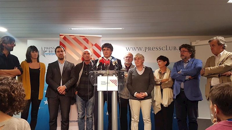 ep el expresidente de la generalitat carles puigdemont tras reunirse con el consell per la republica
