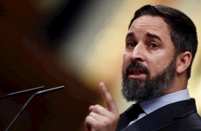 ep el lider de vox santiago abascal durante su intervencion en el pleno del congreso