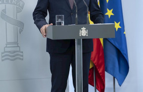 ep el ministro de sanidad salvador illa comparece en rueda de prensa en el palacio de la moncloa en