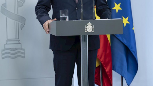 ep el ministro de sanidad salvador illa comparece en rueda de prensa en el palacio de la moncloa en