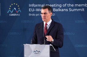 ep el presidente del gobierno pedro sanchez durante la cumbre ue balcanes en eslovenia