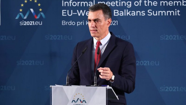 ep el presidente del gobierno pedro sanchez durante la cumbre ue balcanes en eslovenia