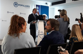 ep el presidente del pp vasco alfonso alonso en rueda de prensa en vitoria