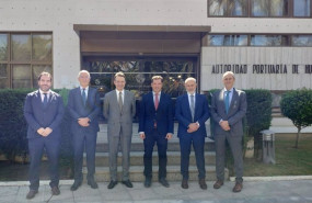 ep imagen tras la firma del acuerdo entre el puerto de huelva y enagas