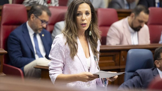 ep la consejera de turismo del gobierno de canarias jessica de leon en el parlamento de canarias