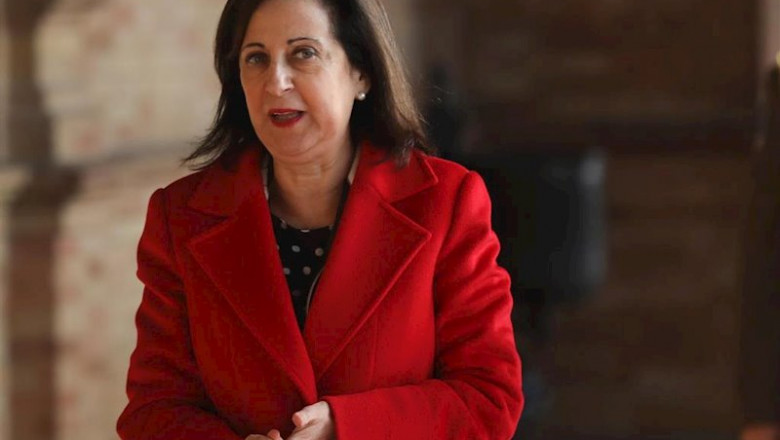 La ministra de Defensa, Margarita Robles , durante su visita al Cuartel General de la Fuerza Terrestre. En Capitanía General, Sevilla, a 30 de enero de 2020. | María José López - Europa Press ep la ministra de defensa margarita robles durante su visita al cuartel general de la fuerza