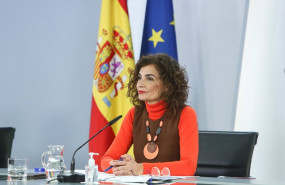 ep la ministra de hacienda maria jesus montero durante una rueda de prensa convocada ante los medios