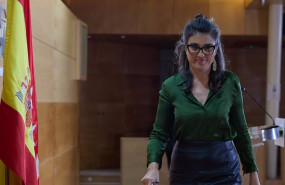ep la portavoz de mas madrid manuela bergerot tras realizar unas declaraciones a los medios de