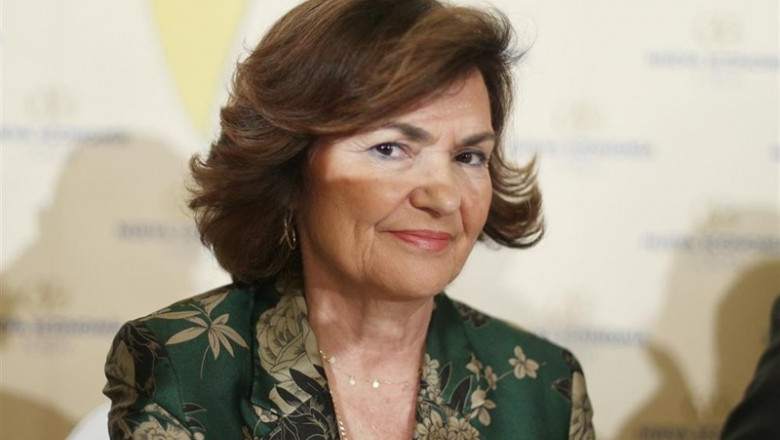 Eduardo Parra - Europa Press ep la vicepresidenta del gobierno en funciones carmen calvo en el desayuno informativo de nueva