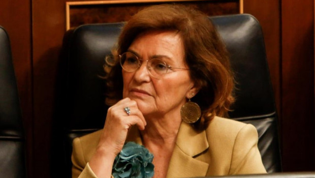 ep la vicepresidentagobiernofunciones carmen calvo asistela primera sesiondebateinvestidurala presidenciagobiernocongresolos diputados